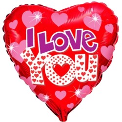 Foliowe Balony czerwone z...