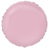 Foliowe Balony różowe w kształcie Okrągły. 18"- 46 cm / 1 szt.