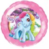 Foliowe Balony kolorowe z nadrukiem Pony. 18"- 46 cm / 1 szt.