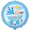 Foliowe Balony niebieskie z napisem "It's a Boy"(Dzieci). 18"- 46 cm / 1 szt.