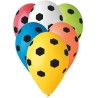 Lateksowe Balony kolorowe w kształcie Piłki nożnej 12"- 30 cm / 5 szt.