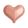 Balon foliowy różowo-złoty w kształcie "serca" metalic, 18"- 46 cm / 5 szt.