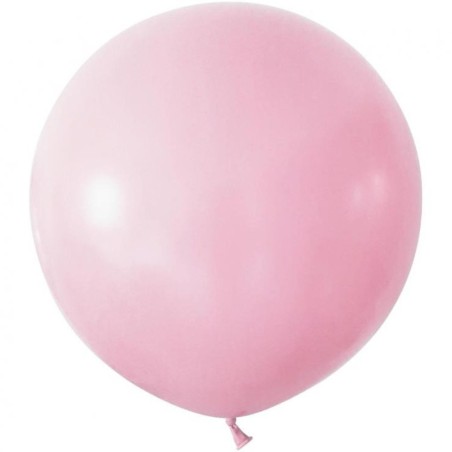 Lateksowe Balony różowe w kształci kuli. 24"- 61 cm / 2 szt.