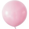 Lateksowe Balony różowe w kształci kuli. 24"- 61 cm / 2 szt.