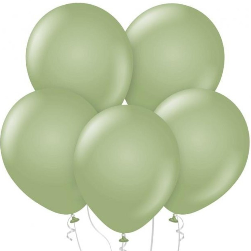 Lateksowe Balony zielone 18"- 46 cm / 5 szt.