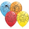 Lateksowe Balony kolorowe z nadru. Winnie The Pooh Charaters 11" - 28 cm / 25 szt.