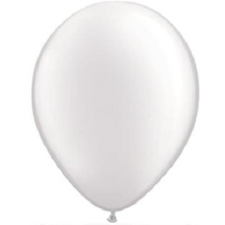 Lateksowe Balony srebrny metalik 11" - 28 cm / 100 szt.