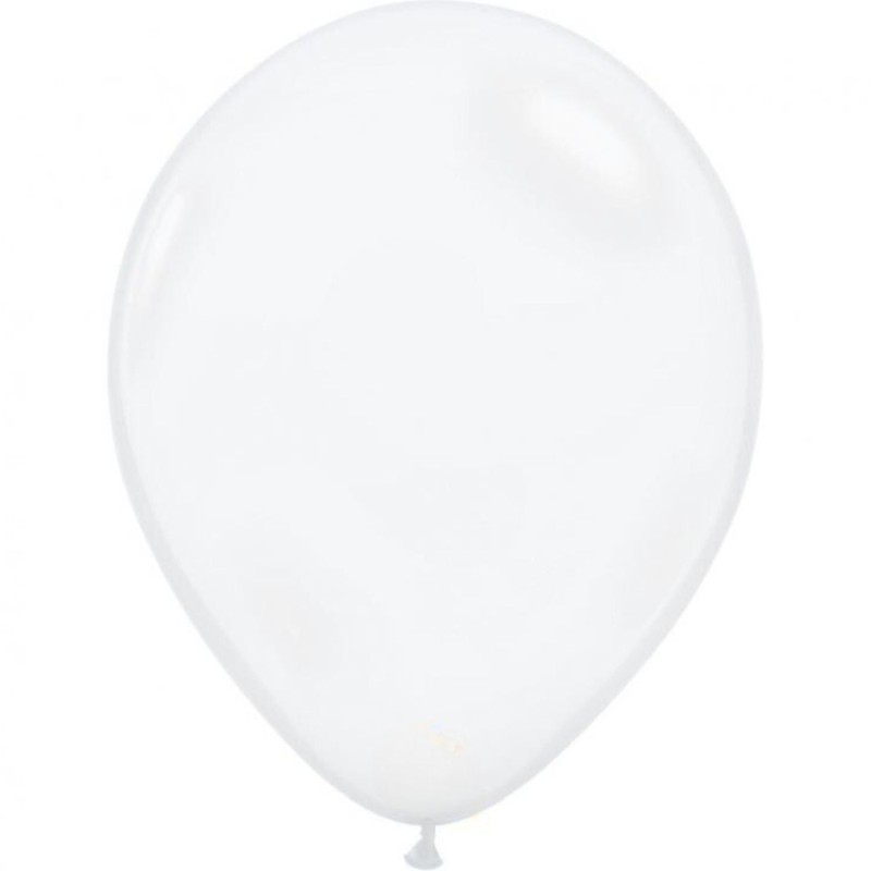 Lateksowe Balony Biały metalik 11" - 28 cm / 25 szt.