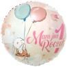 Foliowy Balony kolorowy z napis. "Mam Już 1 Roczek". 18" - 46 cm / 1 szt.