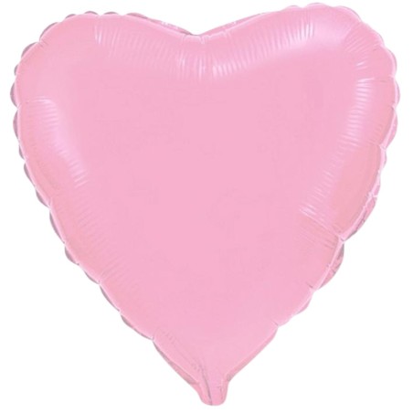 Foliowy Balony różowe w kształcie Serca. 29" - 74 cm / 1 szt.