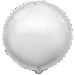 Foliowy Balony srebrny w...