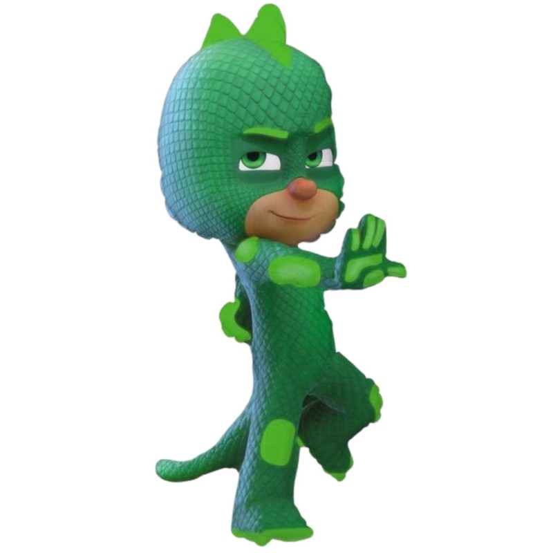 Foliowe Balony zielone w kształcie Gekko. 24" - 61 cm / 1 szt.