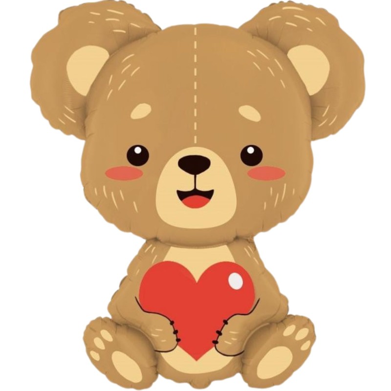 Foliowe Balony brązowe w kształcie smoka. 24" - 61 cm / 1 szt.