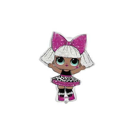 Foliowe Balony kolorowe w kształcie Diva. 24" - 61 cm / 1 szt.(pakowane)