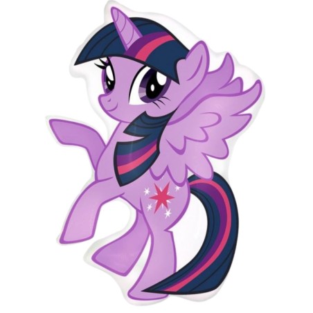 Foliowe Balony kolorowe w kształcie My Little Pony: Twilight. 24" - 61 cm / 1 szt.(pakowany)
