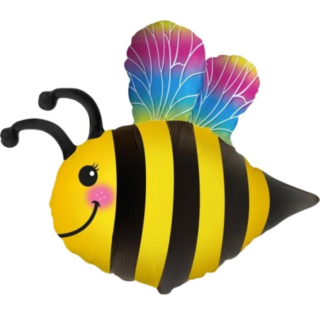 Foliowe Balony kolorowe w kształcie Pszczółki. 24" - 61 cm / 1 szt