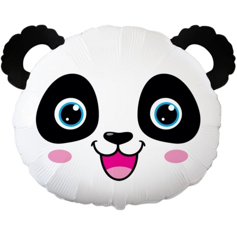 Foliowe Balony biało-czarny w kształcie Pandy. 24" - 61 cm / 1 szt.(pakowany)