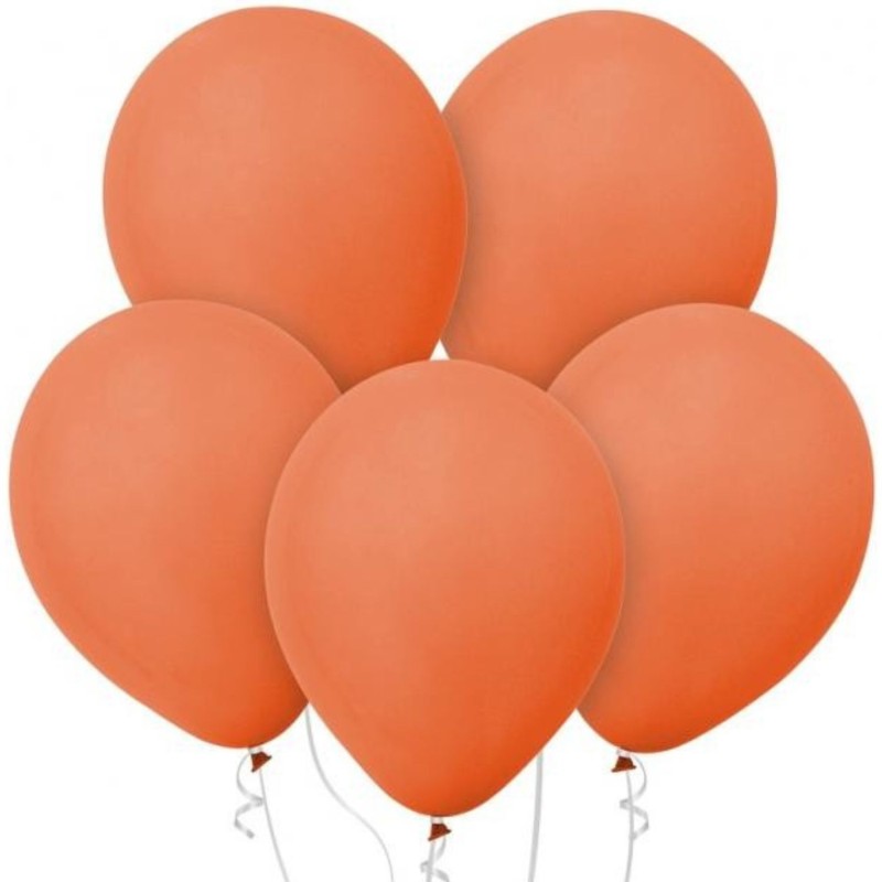 Lateksowe Balony pastelowe pomarańczowe. 12" - 30 cm / 10 szt.