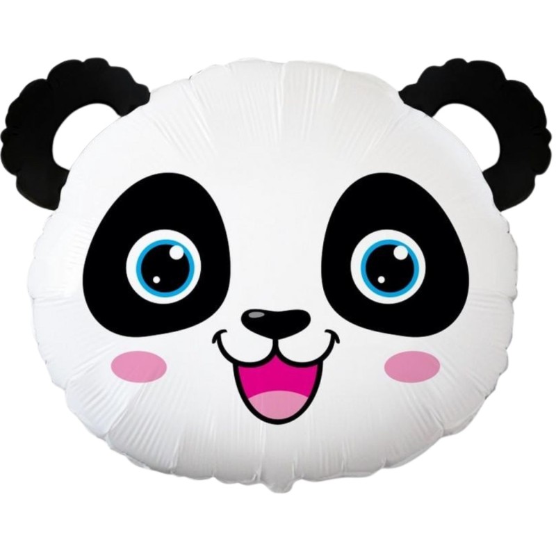 Foliowe Balony biało-czarne w kształcie Pandy. 24" - 61 cm / 1 szt.