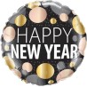Foliowe Balony kolorowe z napis. "Happy New Year". 18" - 46 cm / 1 szt."
