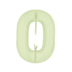 Balon foliowy beżowy metalic łańcuch, 29"- 74 cm / 5 szt.