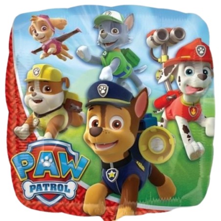 Foliowe Balony kolorowe z nadr. Paw Patrol. 18" - 46 cm / 1 szt.