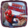 Foliowe Balony kolorowe z napis. "Happy Birthday" (Spiderman). 18" - 46 cm / 1 szt.