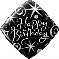 Foliowe Balony czarno-biały...