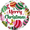 Foliowe Balony kolorowe z napis. "Merry Christmas". 18" - 46 cm / 1 szt.