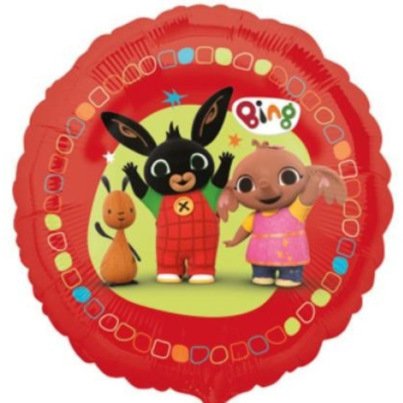 Foliowe Balony kolorowe z nadr. piłka nożna (CIR - Bing. 18)" - 46 cm / 1 szt.(zapakowany)