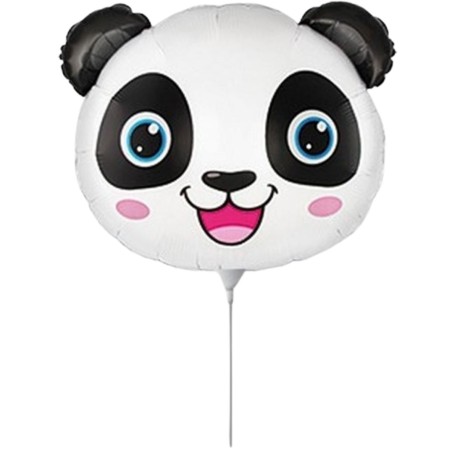 Foliowe Balony zielone w kszta. Żaba (głowa) . 14" - 35 cm / 1 szt.