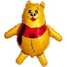Foliowe Balony żółte w kszta. Miś Puszatek. 14" - 35 cm / 1 szt.