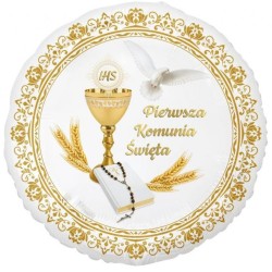 Foliowe Balony biało-złoty...