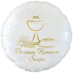 Foliowe Balony biało-złoty...