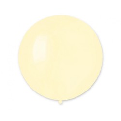 Balony Lateksowe - Maślana Biel 19" / 48cm, 25 szt