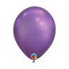 Lateksowy balon fioletowy chrom. 7" - 18 cm. 100 szt.
