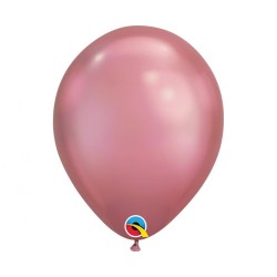 Lateksowy balon różowo-fioletowy chrom. 7" - 18 cm. 100 szt.
