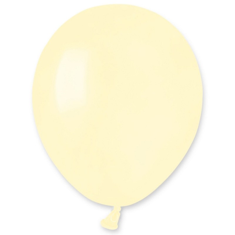 Balony A50 pastel - maślane 103/ 100 szt, 13cm