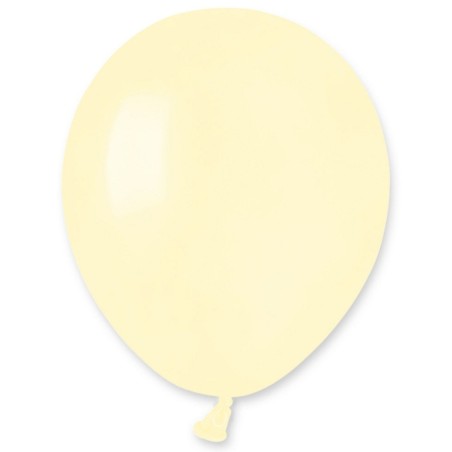 Balony A50 pastel - maślane 103/ 100 szt, 13cm