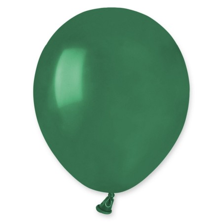Balony A50 pastel - zieleń butelkowa 104/ 13cm, 100 szt.