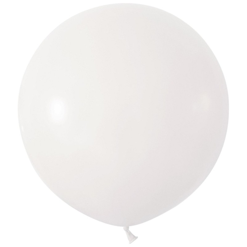 Balony Beauty&Charm, pastelowe białe / 61cm, 2 szt.