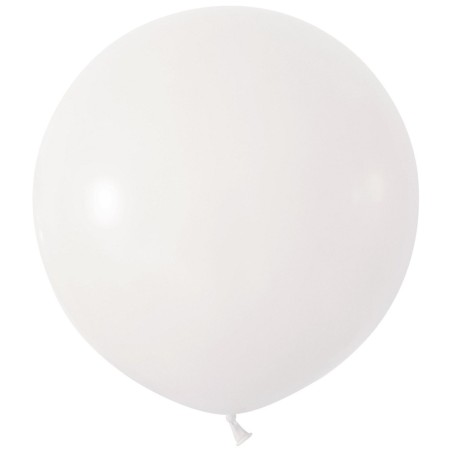 Balony Beauty&Charm, pastelowe białe / 61cm, 2 szt.