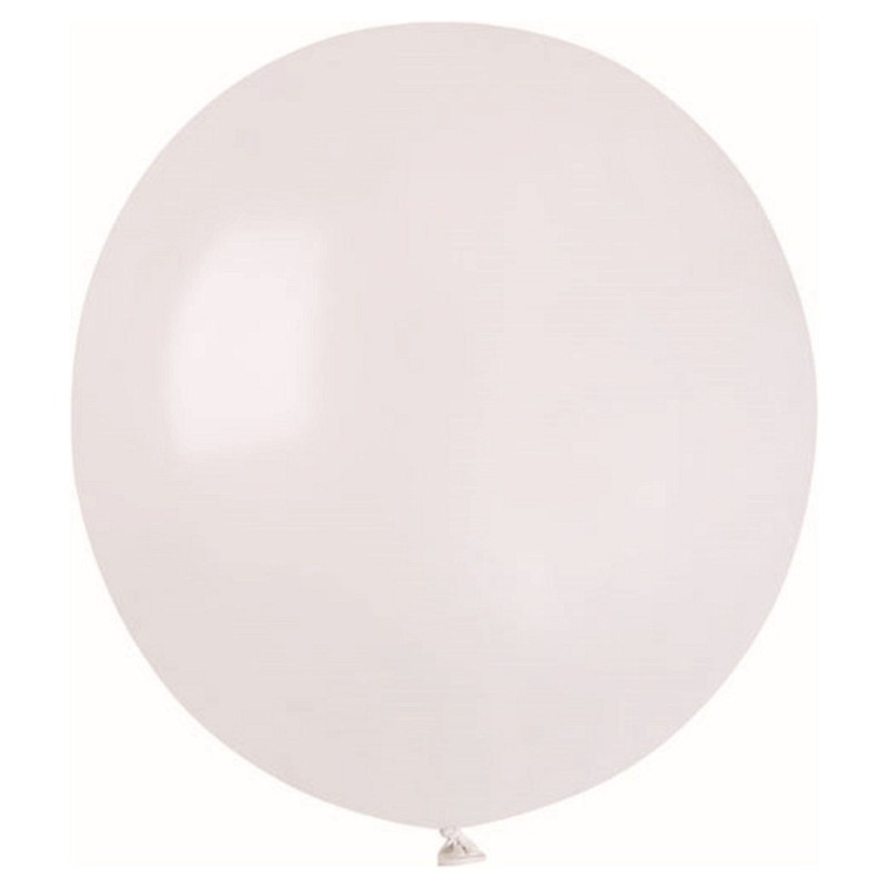 Balony GM150 Metaliczne Perłowo-Białe /48cm, 50 szt