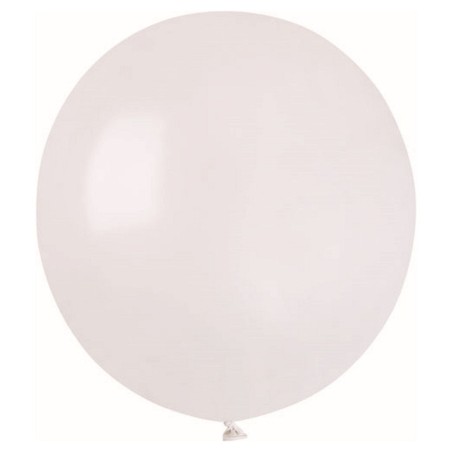 Balony GM150 Metaliczne Perłowo-Białe /48cm, 50 szt