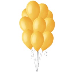 Balony Premium Ciemnożółte / 26cm, 10 szt