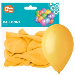 Balony Premium Ciemnożółte / 26cm, 10 szt