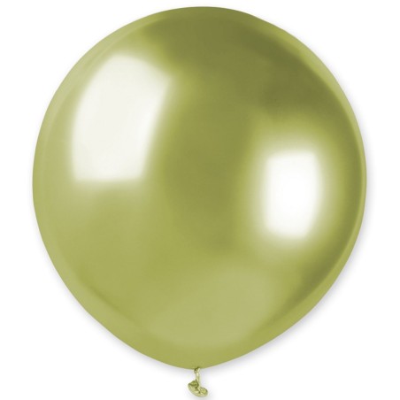 Balony Shiny - Zieleń Kiwi / 48cm, 25 szt