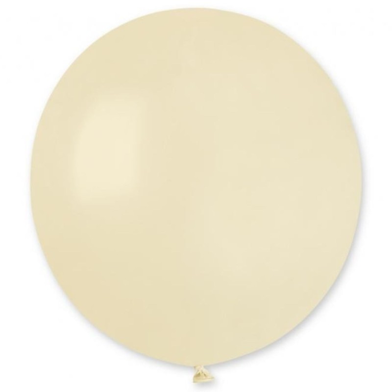 Lateksowe Balony - Kremowy 19" / 48cm, 25 szt