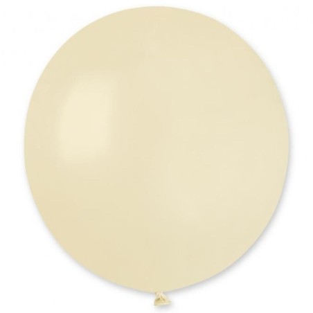 Lateksowe Balony - Kremowy 19" / 48cm, 25 szt