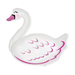 Foliowy balon żółty w kształcie "Łabędzia" 24" - 61 cm. 1 szt.